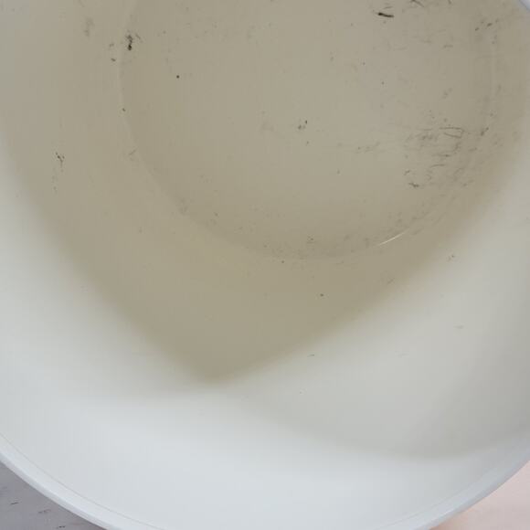 VINTGE Tupperware One Touch Canister Red Lidded Orange Rosemaling Tole Red 90s - Picture 3 of 14